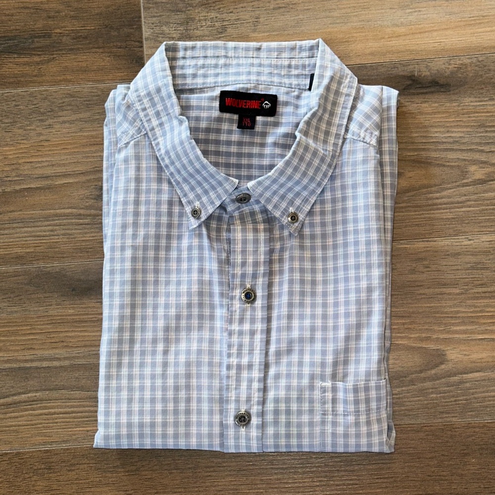 5 for $20🫟🛍️🔵 WOLVERINE Mens Mortar Short Sleeve Shirt. Size XXL Tall - Picture 4 of 5
